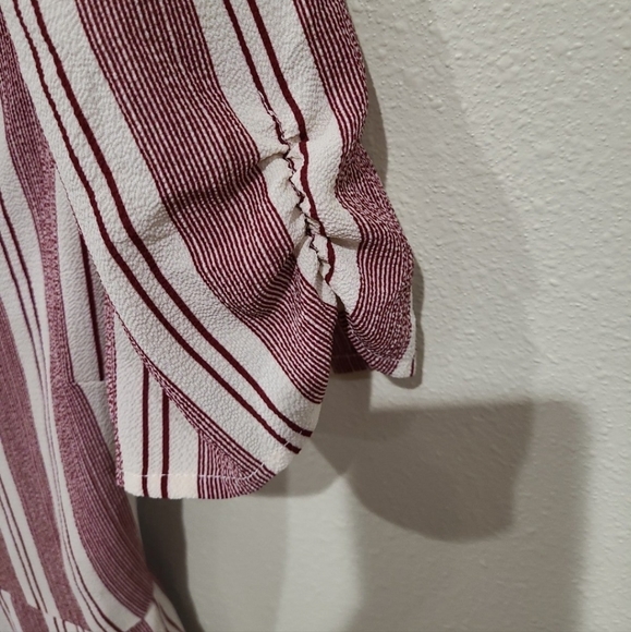 Band of Gypsies womens size Sm. Striped, wide leg, cropped Jumpsuit - Picture 5 of 11